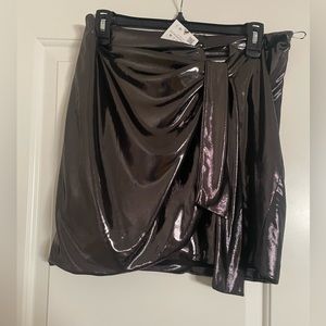 Zara skirt metallic